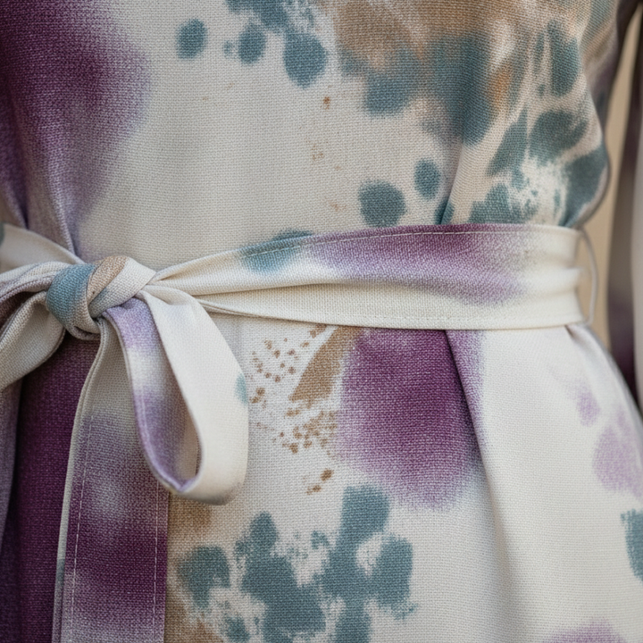 Margaux | Midi Élégant à Motifs Raffinés