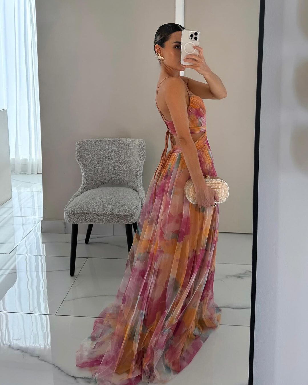 Océane | Robe Maxi Élégance Florale