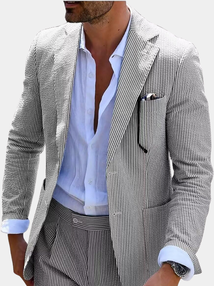 Benjamin | Complet Été À Rayures - Pantalons & Veste