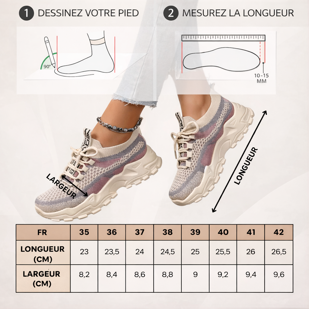Aryan | Sneakers Légères Confort Quotidien