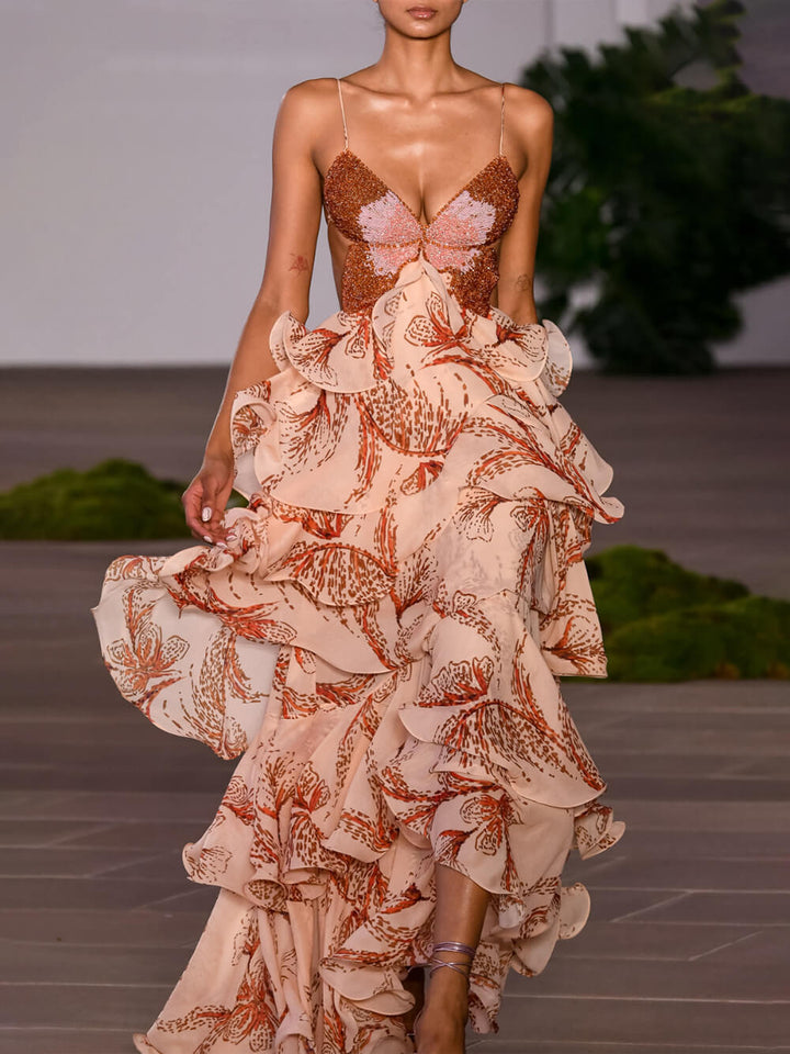 Noémie | Robe Maxi Papillon Signature