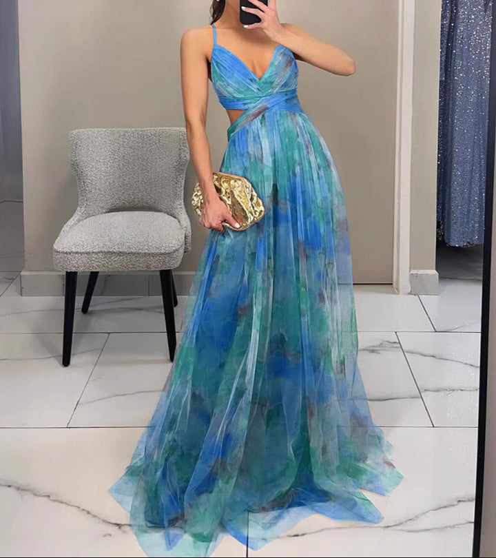 Océane | Robe Maxi Élégance Florale