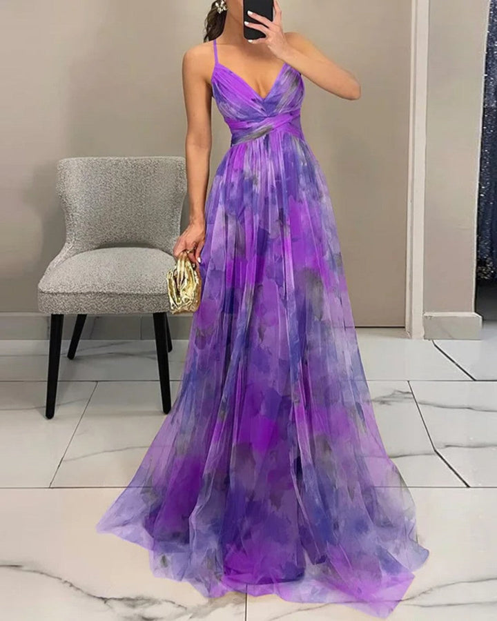 Océane | Robe Maxi Élégance Florale