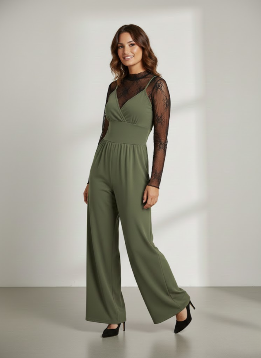 Solène | Ensemble combinaison élégant dentelle moderne