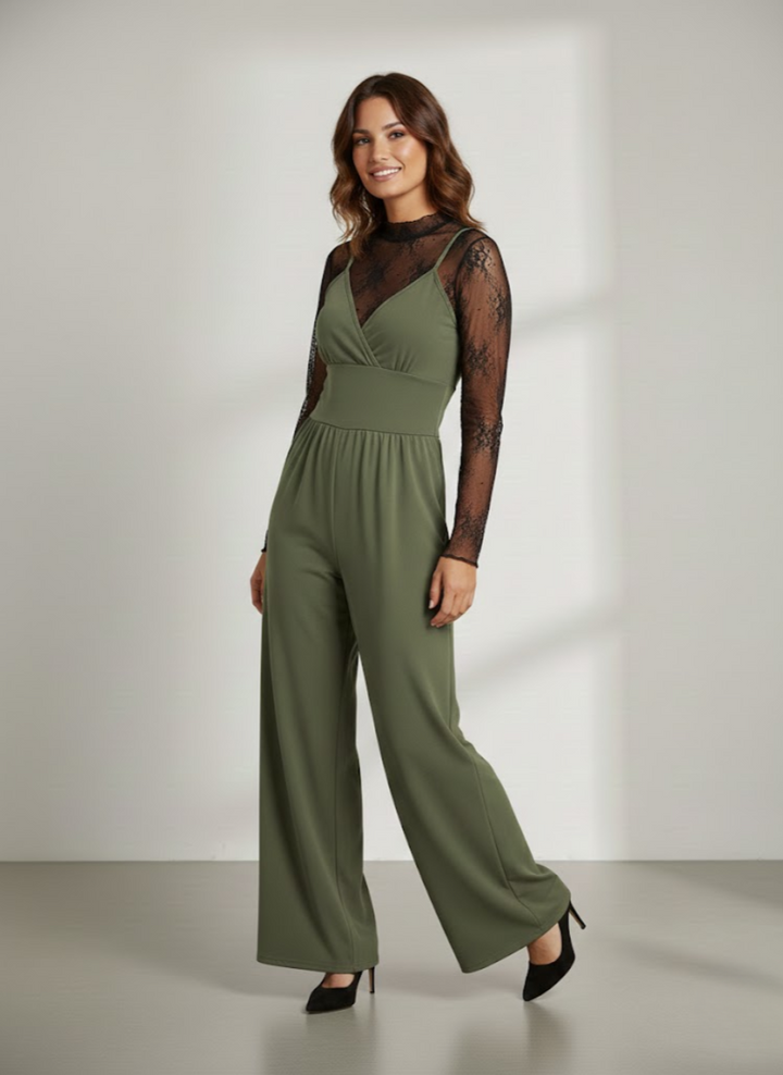 Solène | Ensemble combinaison élégant dentelle moderne