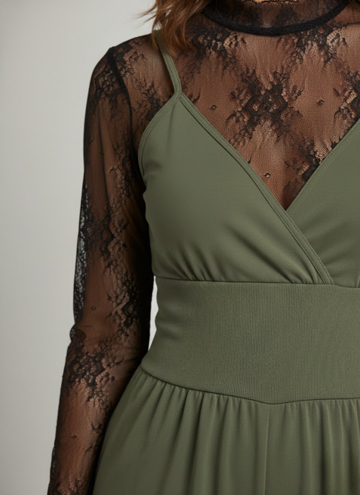 Solène | Ensemble combinaison élégant dentelle moderne