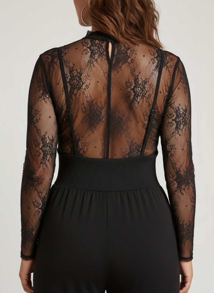 Solène | Ensemble combinaison élégant dentelle moderne