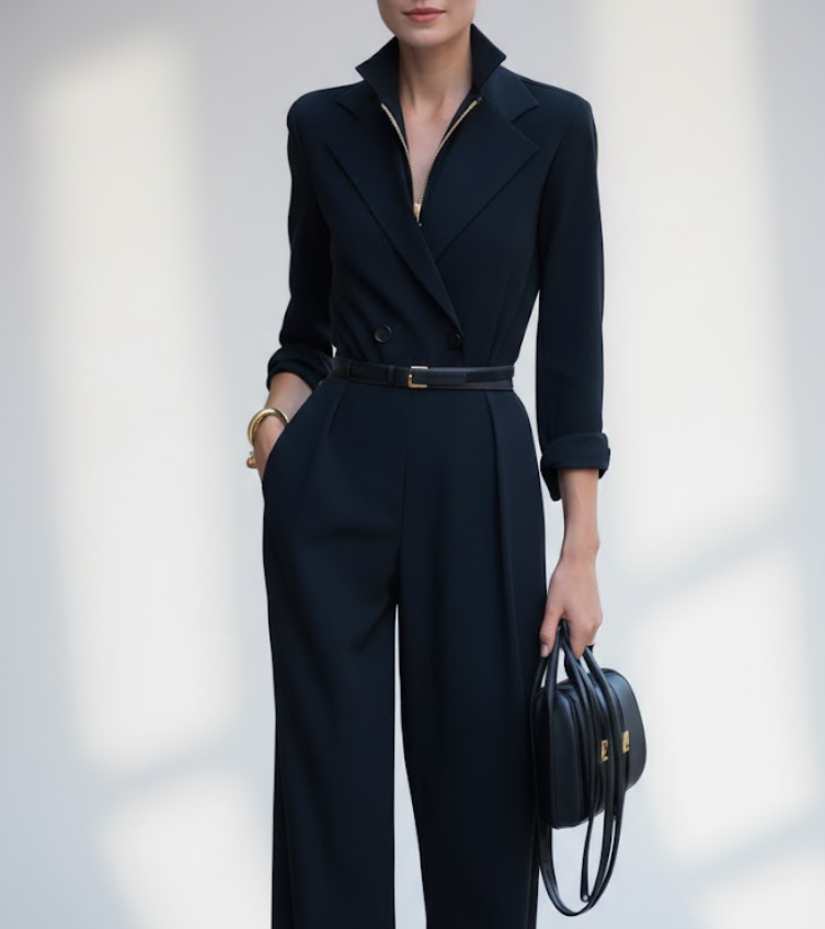 Séverine | Combinaison tailleur élégante structurée intemporelle