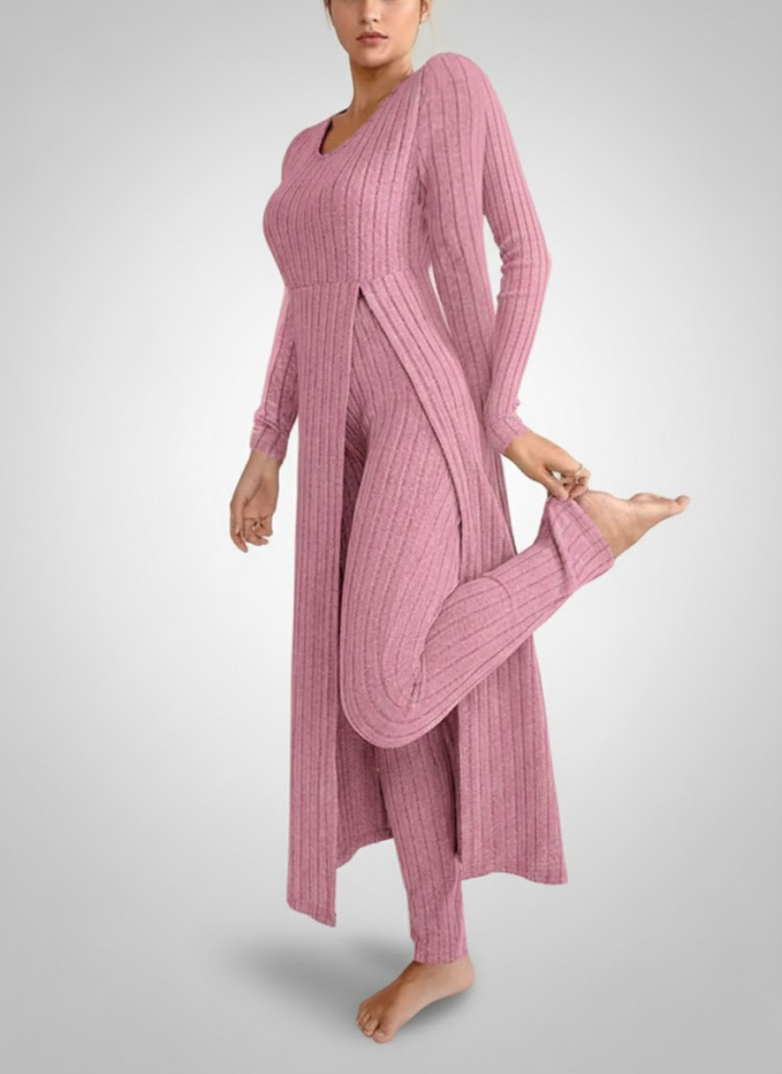 Éléonore | L’ensemble côtelé qui allie élégance et confort