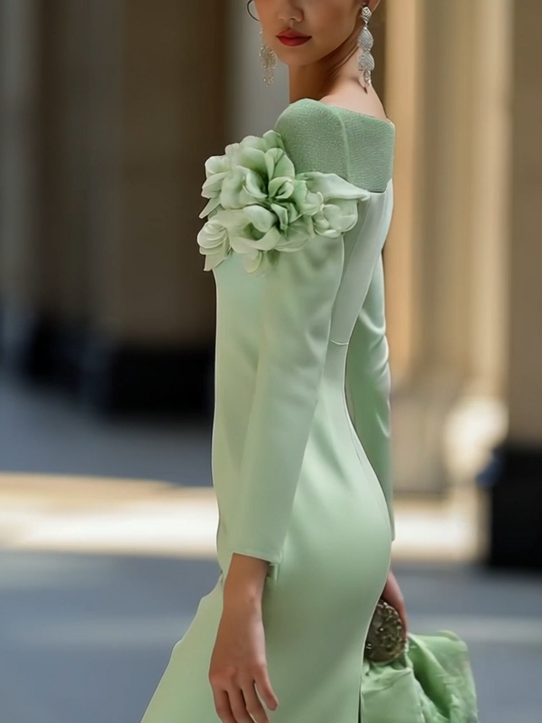 Lucie | Robe De Luxe Épaules Dénudées