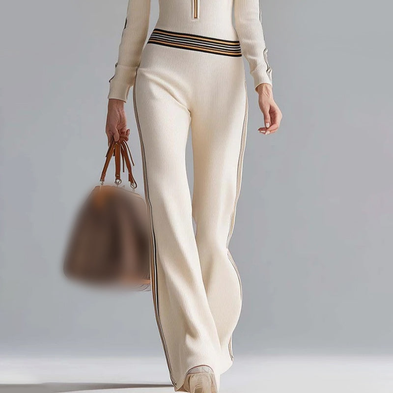 Camille | Combinaison tricotée chic sportive rétro