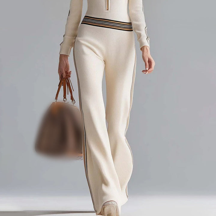 Camille | Combinaison tricotée chic sportive rétro