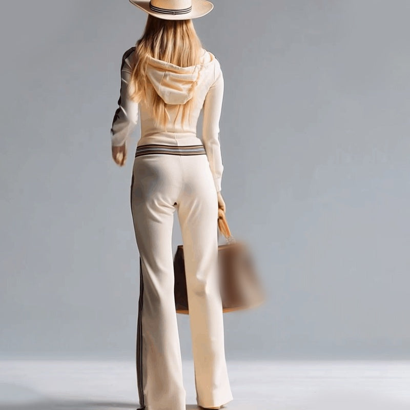 Camille | Combinaison tricotée chic sportive rétro