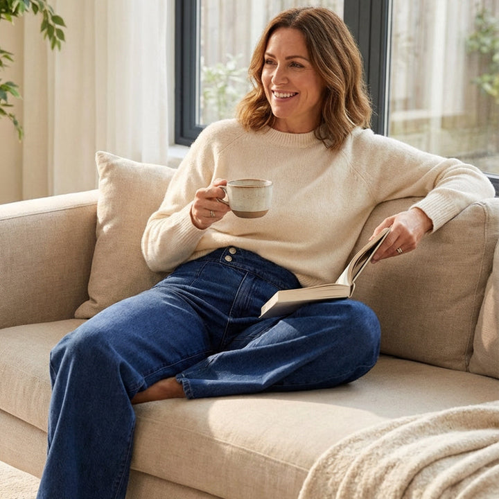 Adèle | Jean taille haute qui affine délicatement la silhouette